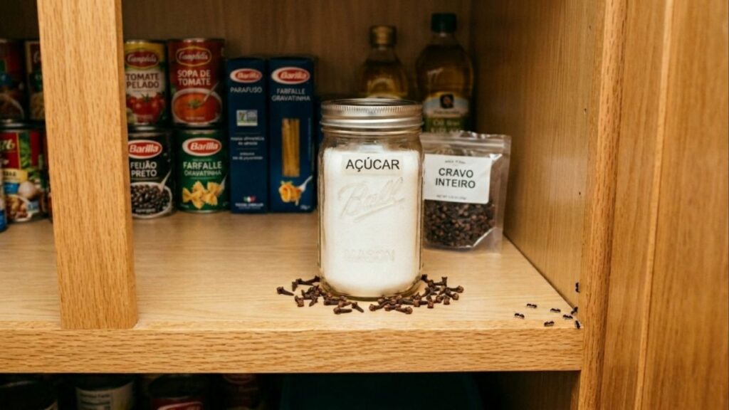 Como fazer um repelente natural simples com vinagre e cravo para proteger a despensa e as bancadas da invasão de formigas