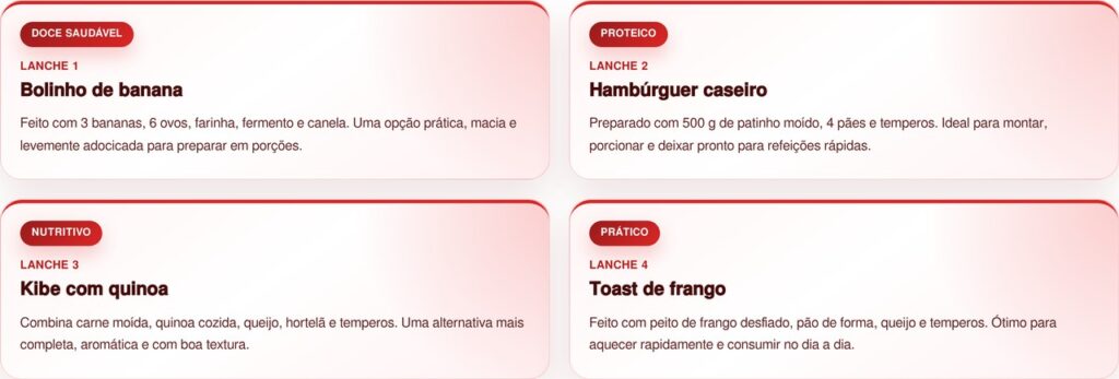 Como preparar 30 porções de lanches saudáveis para a semana em apenas 1 hora