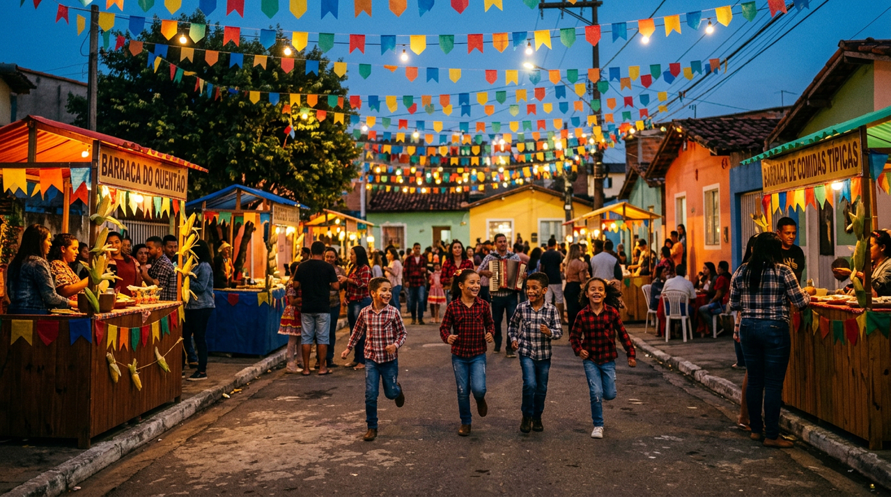 Festas juninas de antigamente animavam o bairro inteiro com pescaria, música e muita saudade