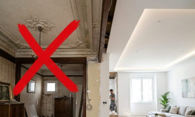 Cada vez mais pessoas estão abandonando os tetos de gesso: estes 3 novos designs são bonitos e muito mais práticos