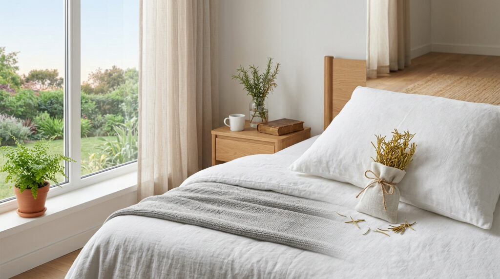 Colocar folhas de alecrim debaixo do travesseiro no quarto à noite: para que serve e como o clima da casa fica pela manhã