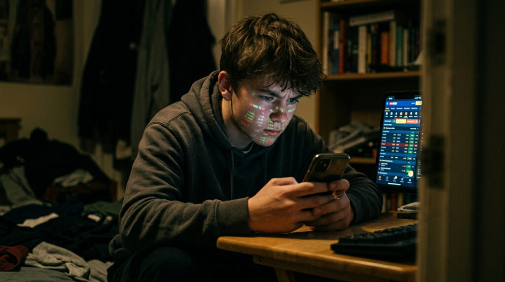 O alarmante aumento do vício em jogos de azar entre adolescentes: como os jogos online estão aprisionando uma geração