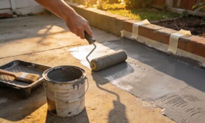 Como pintar piso de cimento e deixar garagem ou quintal com aparência renovada