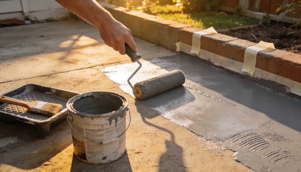 Como pintar piso de cimento e deixar garagem ou quintal com aparência renovada