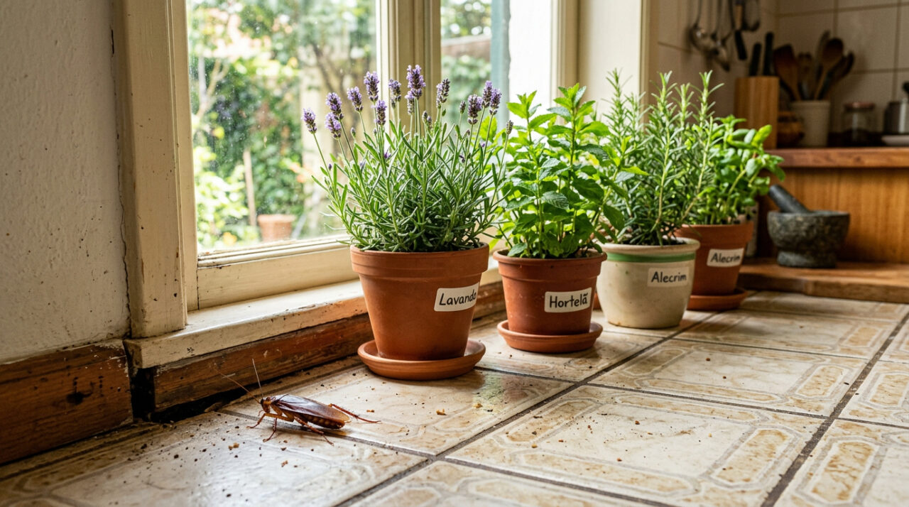 As plantas que funcionam como repelentes naturais para expulsar as baratas de casa