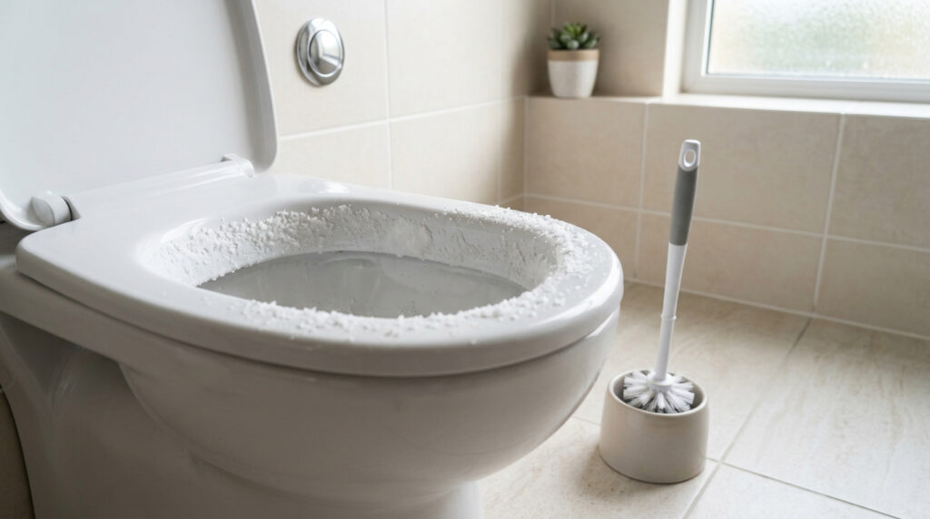 Como usar sal grosso e bicarbonato para manter o vaso sanitário sem mau cheiro