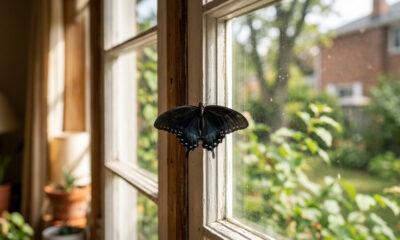 Borboleta preta dentro de casa? Atenção ao que isto pode querer dizer