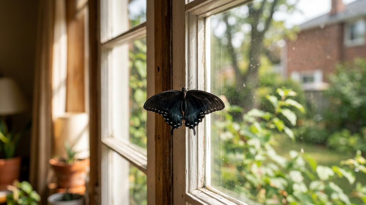 Borboleta preta dentro de casa? Atenção ao que isto pode querer dizer