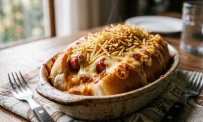 Refogue cebola, pimentões e salsicha na ordem certa e tenha um cachorro-quente de forno perfeito e bem recheado