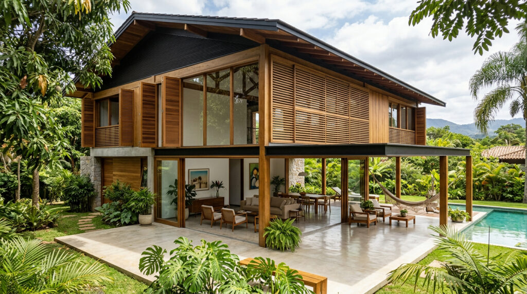 Como deixar a casa mais fresca aproveitando apenas da ventilação natural e arquitetura