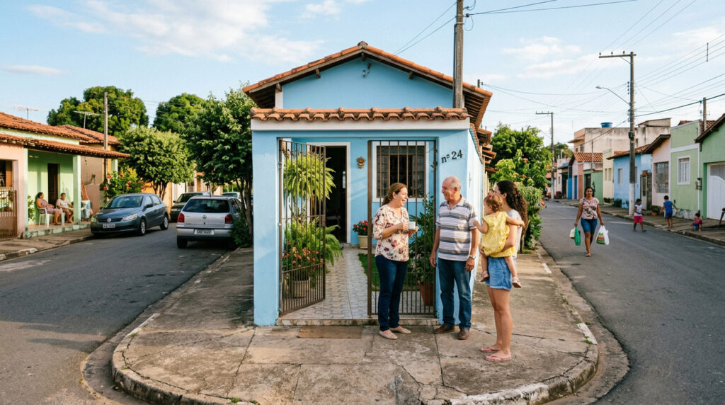 Deixar o portão aberto lembra um tempo em que a vizinhança confiava mais