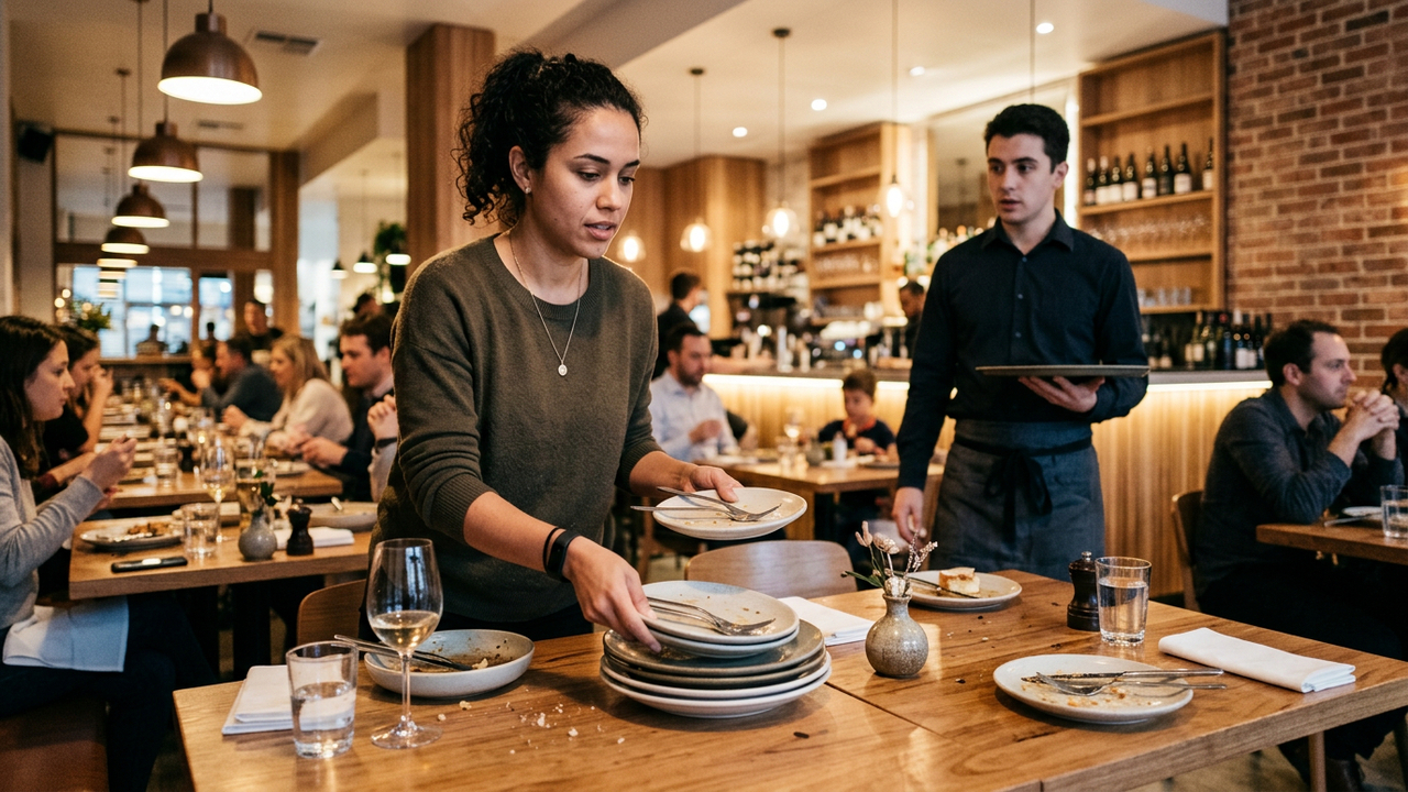 Segundo um estudo de Harvard, ajudar os garçons a limpar a mesa parece um gesto gentil, mas os psicólogos enxergam algo muito mais profundo por trás desse hábito