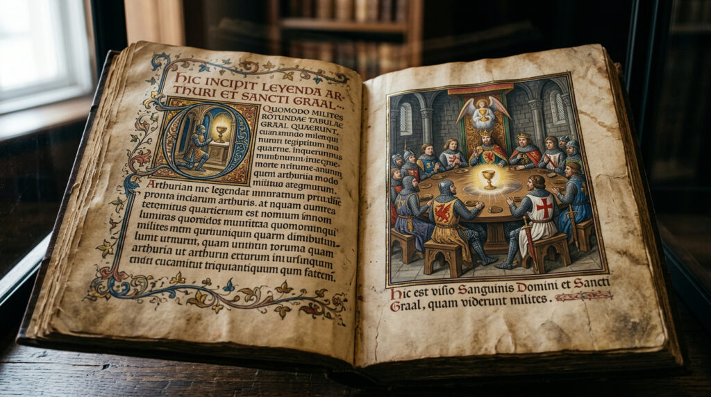 Manuscrito de 700 anos sobre o Santo Graal vai a leilão e pode valer milhões