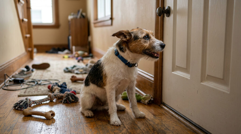 Os sinais de ansiedade em cães que muitos donos confundem com mau comportamento