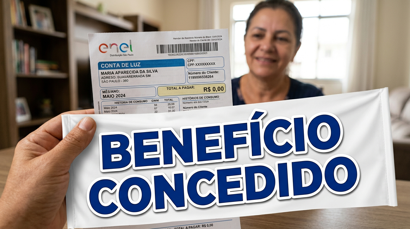 Aposentados e pensionistas têm direito a desconto em conta de luz: veja como pedir ainda este mês