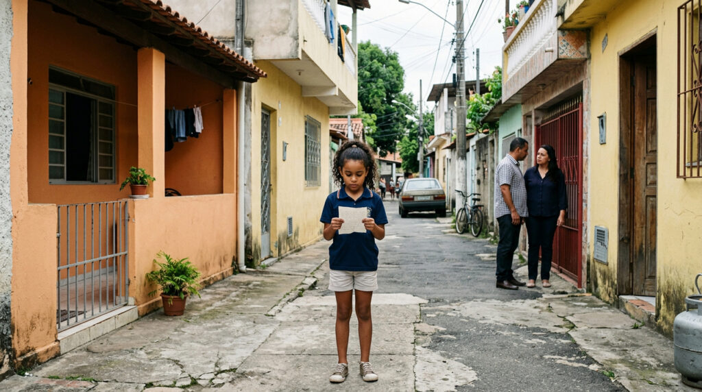 Mandar recado pela criança era uma das coisas simples que ficaram no passado