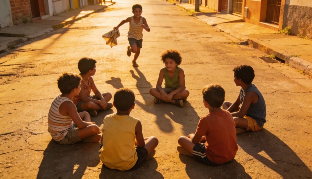 Corre-cotia na rua era brincadeira que só acabava quando a mãe chamava