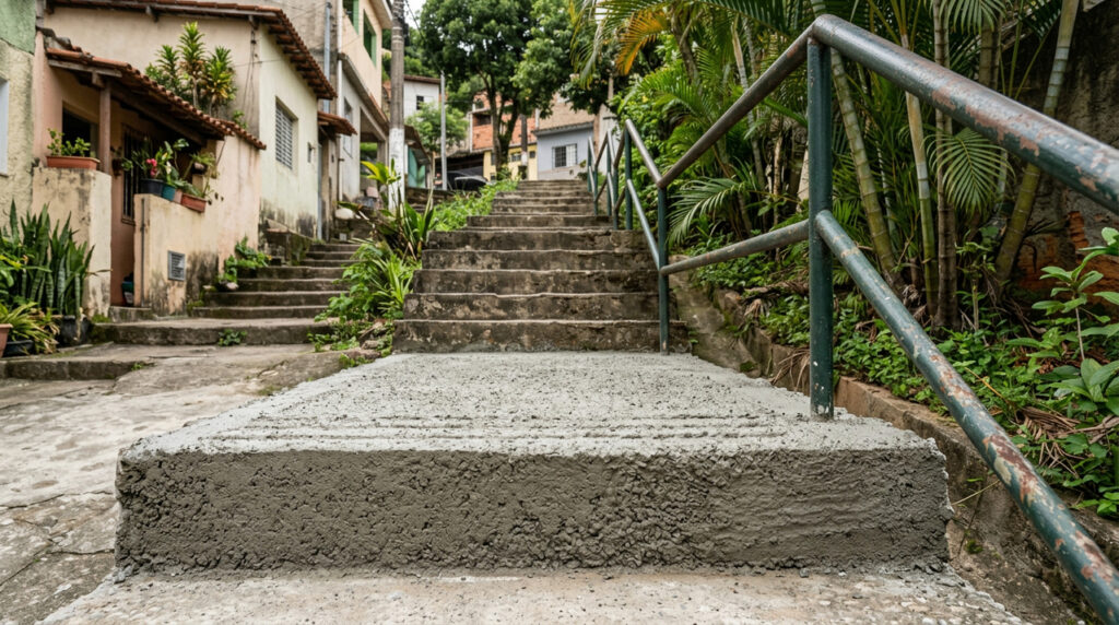 Como corrigir degrau quebrado e deixar a escada mais segura no dia a dia