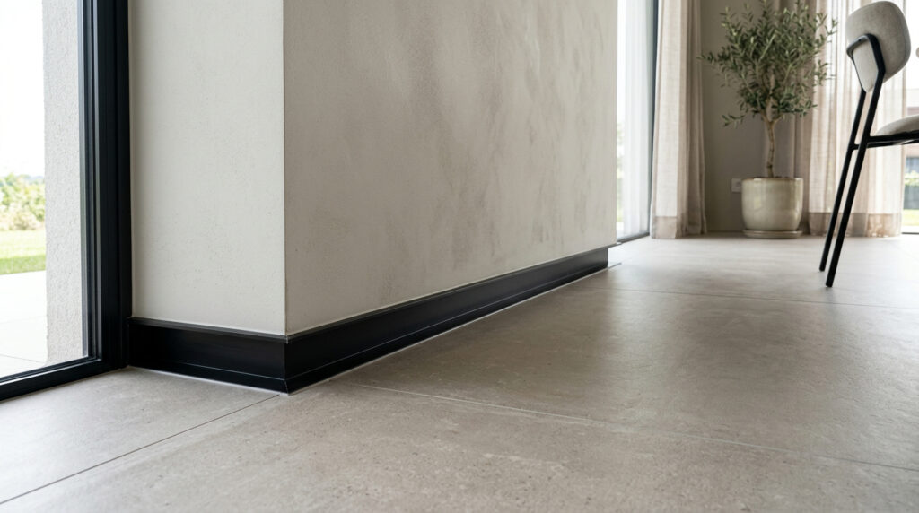 Rodapé branco perdeu espaço: essa nova tendência está substituindo esse acabamento nas casas modernas