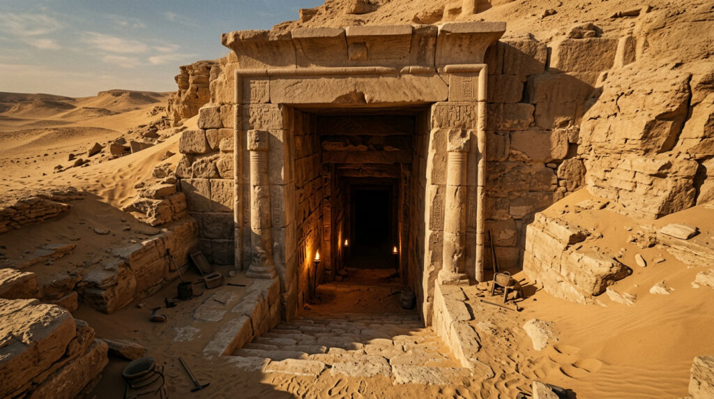 Sarcófagos gigantes do Serapeum de Saqqara ainda intrigam arqueólogos