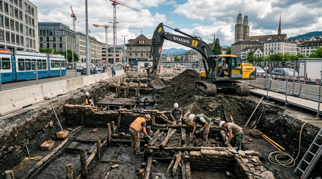 Assentamento de 6 mil anos encontrado na Suíça foi destruído por desastre natural