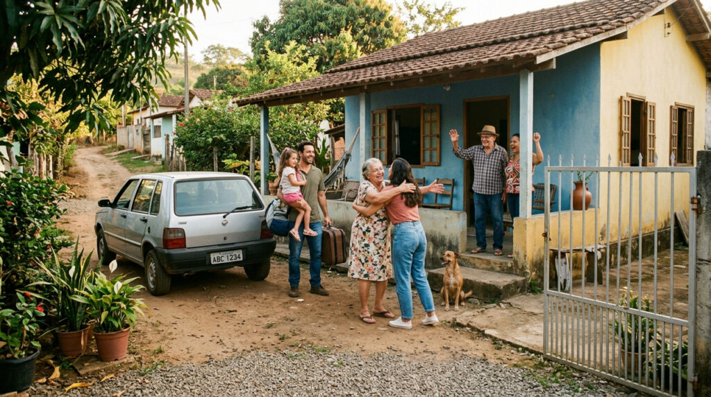 Visitar parentes sem avisar era normal antigamente e hoje surpreende muita gente