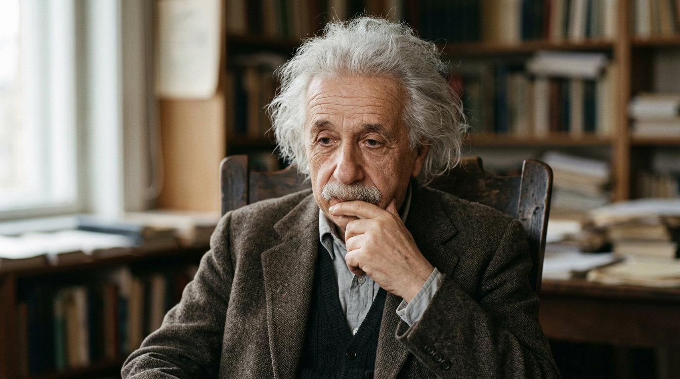 Albert Einstein, sobre a felicidade: "Uma vida tranquila e modesta pode trazer mais felicidade do que buscar o sucesso incessantemente."