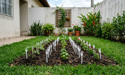 Coloque garfos de plástico na terra do jardim: jardineiros experientes garantem que funciona