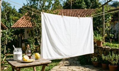 O segredo da vovó para roupa branca não ficar amarelada com o tempo
