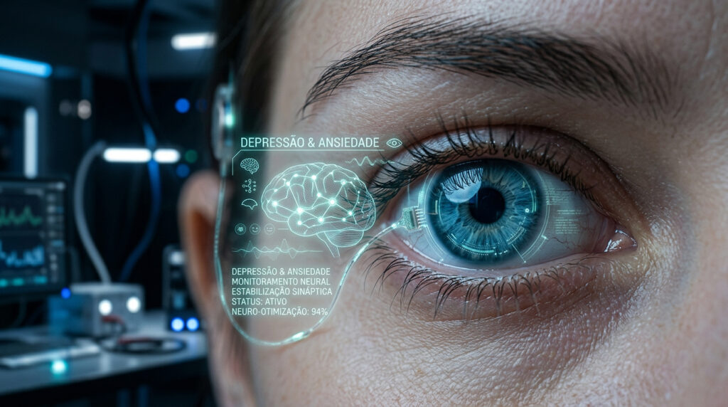 Lentes de contato que estimulam o cérebro podem abrir novo caminho contra depressão