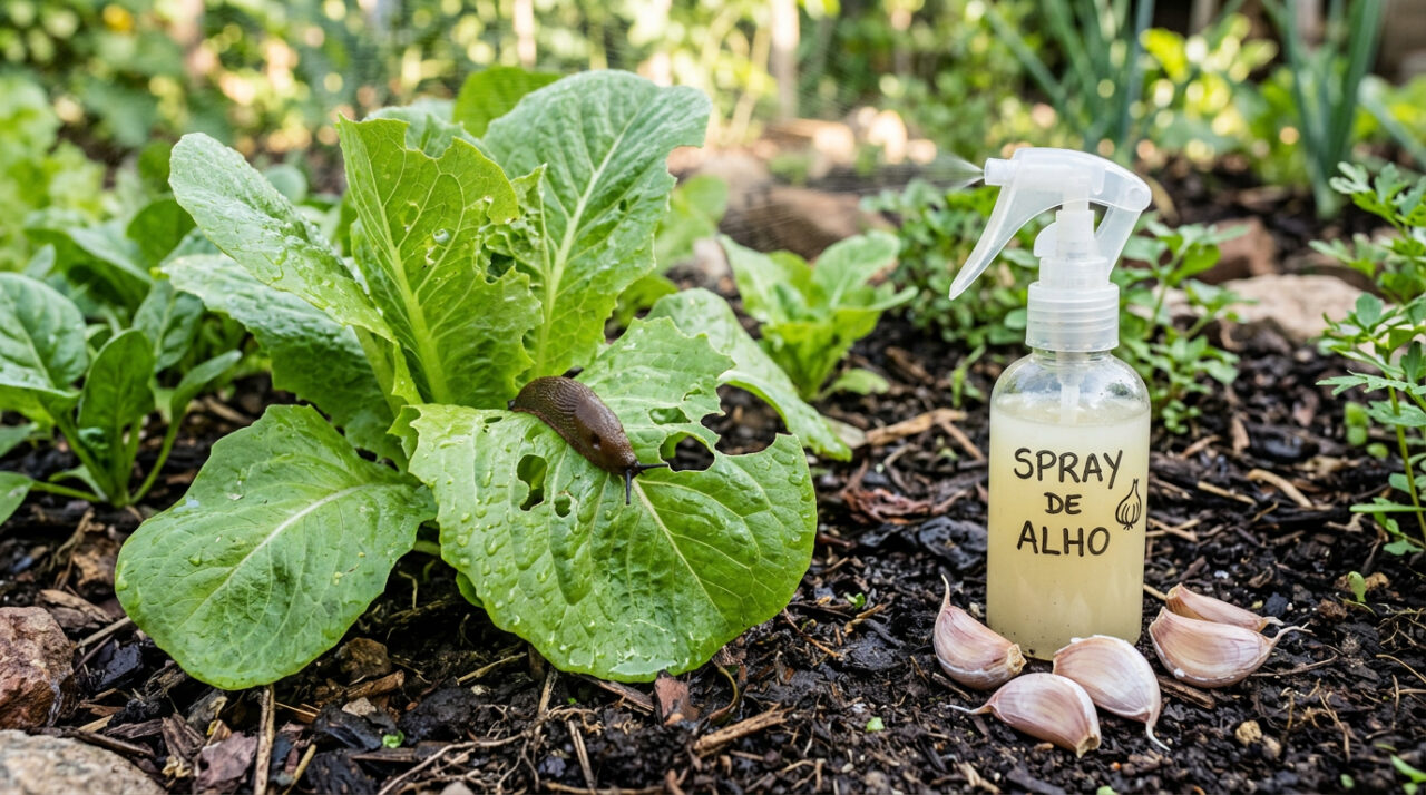 Como proteger seu jardim de lesmas e caracóis. O truque barato e rápido com alho