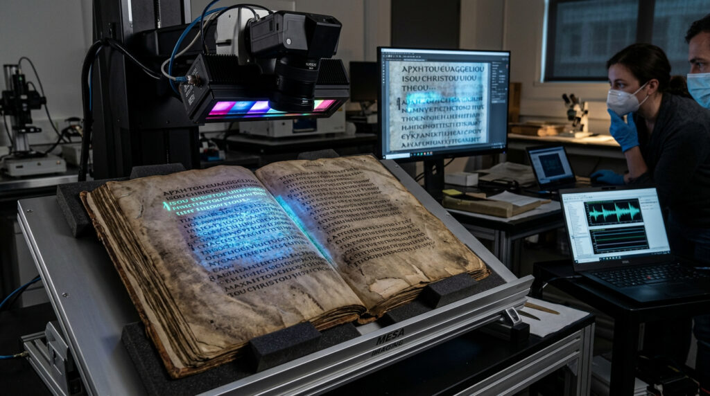 Tecnologia revela páginas perdidas do Novo Testamento em manuscrito medieval