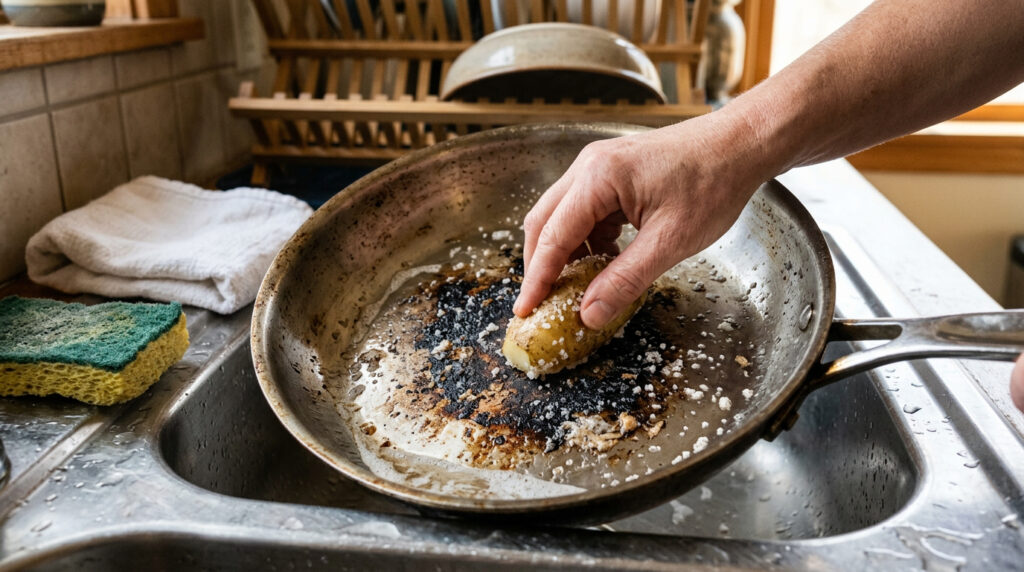 Sem vinagre, sem bicarbonato de sódio, sem limão: como limpar panelas e frigideiras para que brilhem novamente