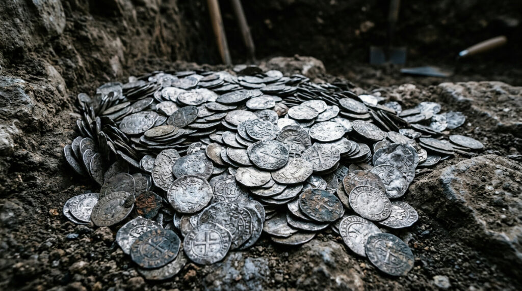 Arqueólogos encontraram 3.000 moedas vikings enterradas em um campo