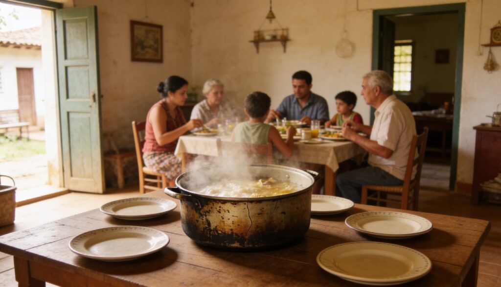 Objetos como panela de ferro duravam anos e faziam parte da rotina da casa
