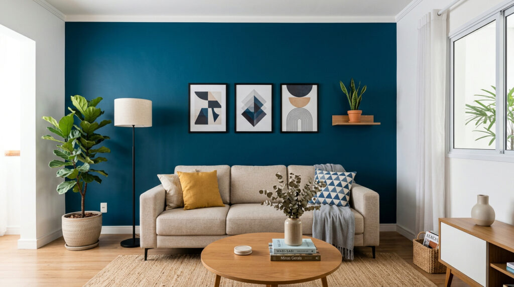 Como fazer parede colorida sem errar na pintura e renovar o ambiente
