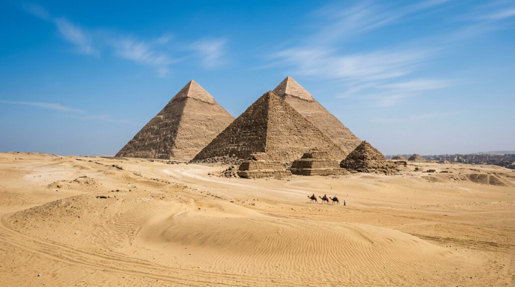 Arqueólogos estavam explorando um vasto deserto e encontraram monumentos funerários de 6.000 anos