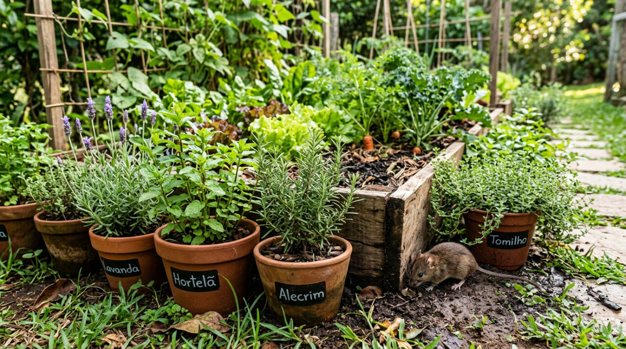 Sem veneno nem armadilhas: como repelir ratos do jardim naturalmente usando plantas e remédios caseiros.