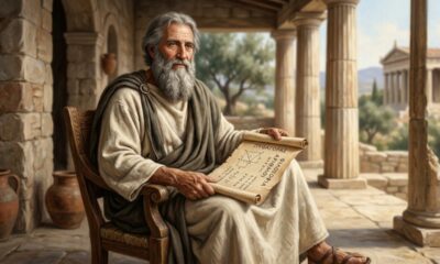 Frase do dia de Pitágoras, filósofo e matemático grego: "Eduque as crianças e não será preciso punir os homens."
