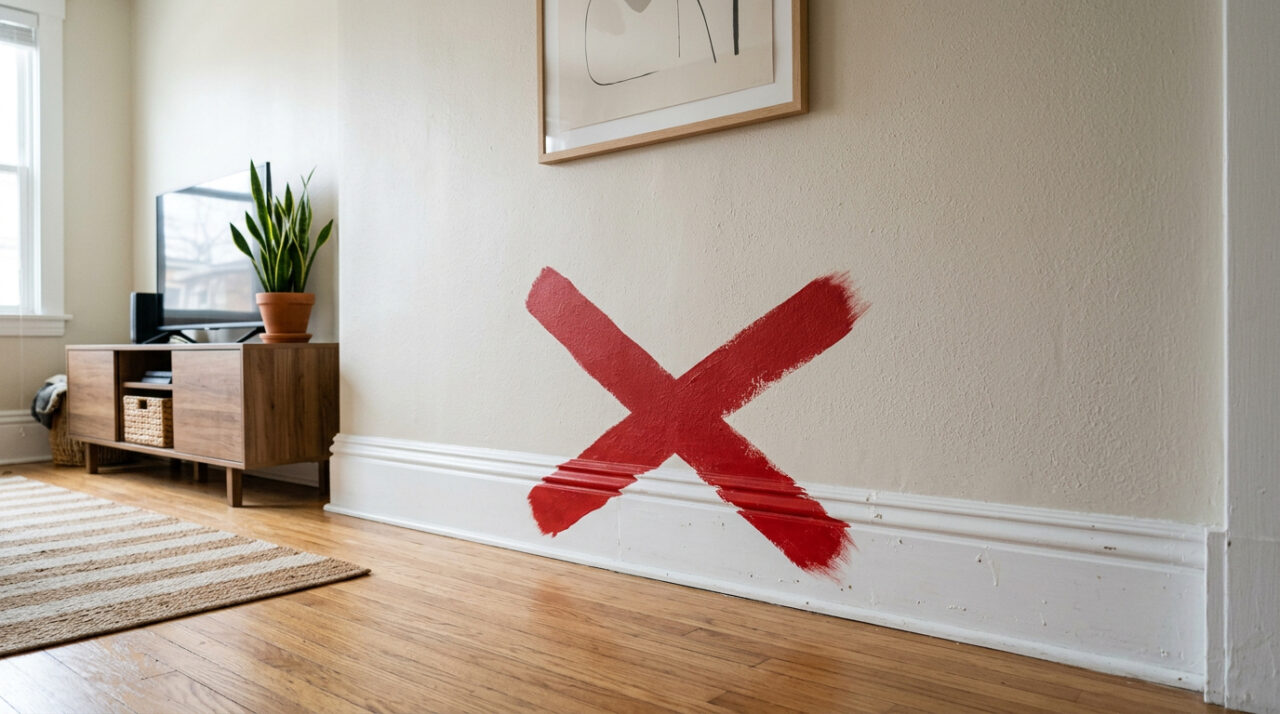 Rodapé branco perdeu espaço: essa nova tendência está substituindo esse acabamento nas casas modernas