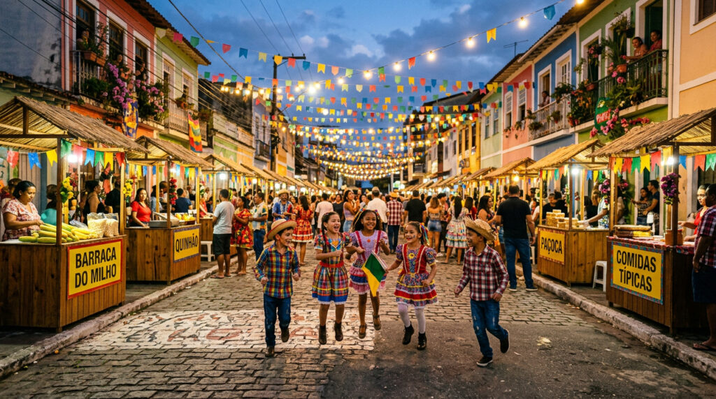 Festas juninas de antigamente animavam o bairro inteiro com pescaria, música e muita saudade
