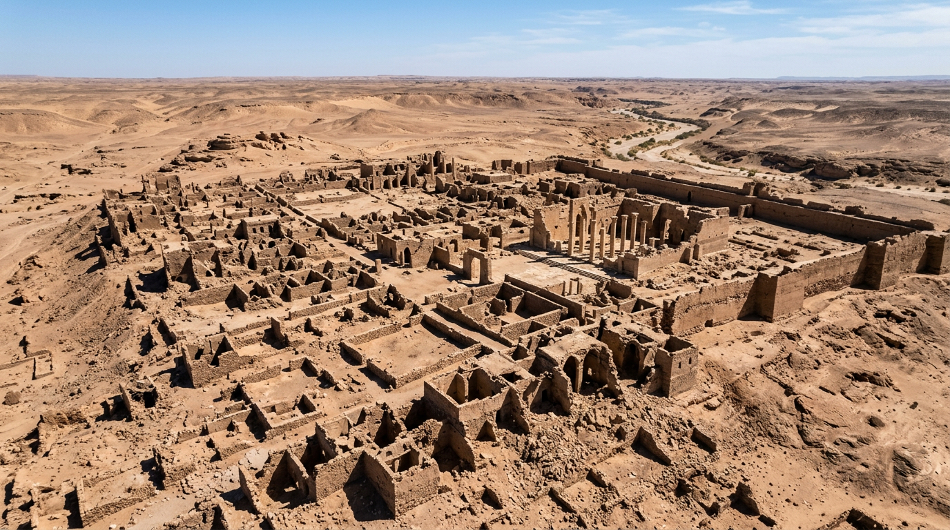 Arqueólogos descobriram os restos de um dos maiores mosteiros cristãos já construídos