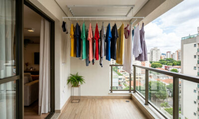 Onde secar roupa em apartamento: 4 lugares que as donas de casa ignoram e são os melhores