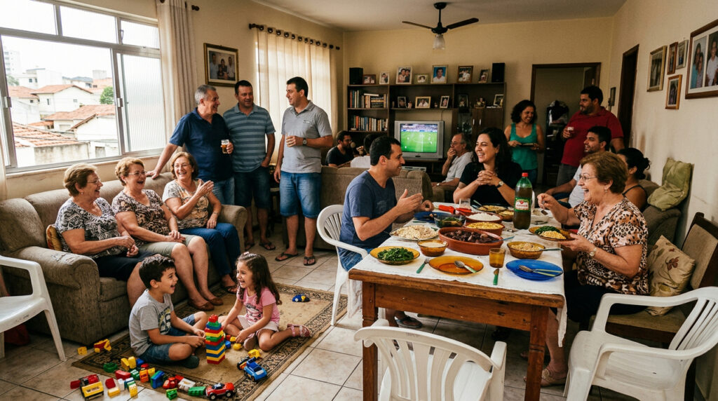Reuniões em família de antigamente deixavam a casa cheia e hoje fazem muita falta