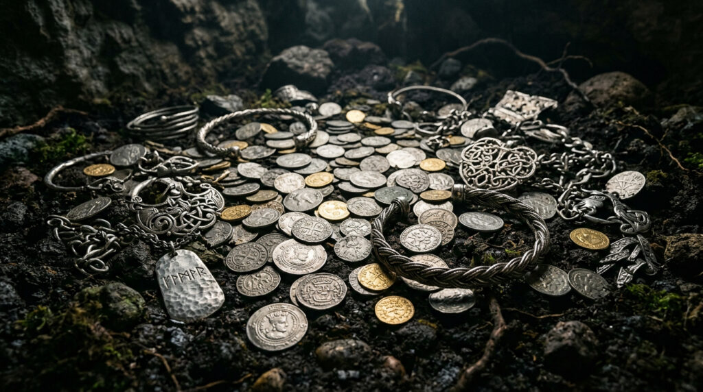 Encontraram um tesouro de mil anos enterrado no subsolo e então perceberam por que ele havia sido deixado ali