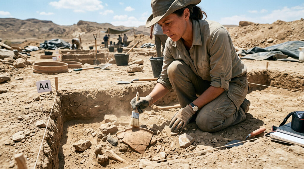 Arqueólogos estavam escavando um jardim e encontraram um acampamento militar romano de 2.200 anos