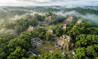 Arqueólogos descobrem antigo assentamento maia enterrado sob a selva