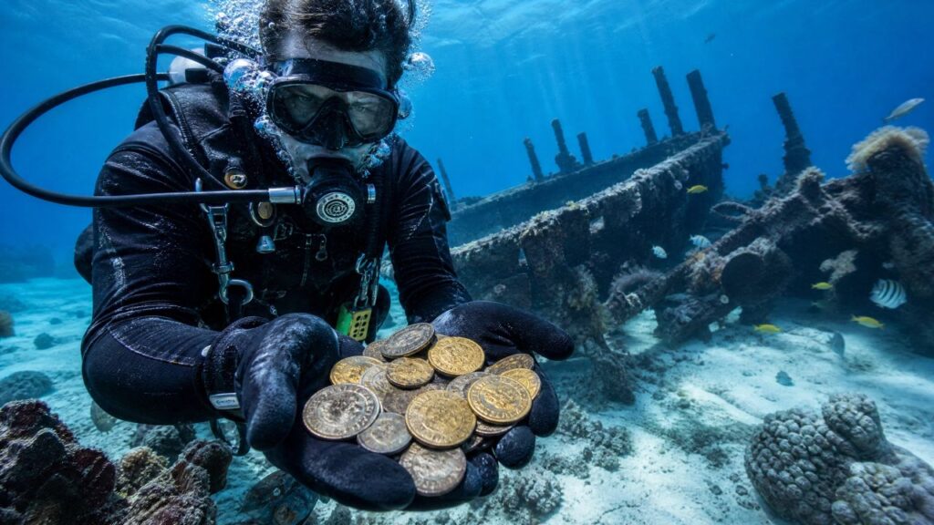 Descoberta de moedas reforçou a fama histórica da Treasure Coast