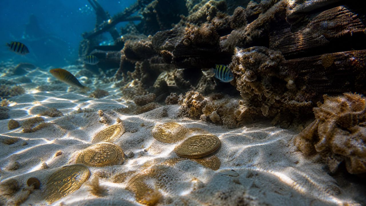 Tesouro ligado à Frota Espanhola de 1715 reapareceu após séculos no fundo do mar