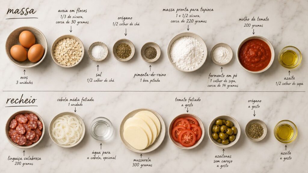 Essa pizza que não leva farinha de trigo, leite e não precisa sovar transforma ingredientes simples em um jantar econômico de dar água na boca